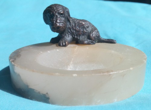 1900s austrian bronze cockapoo - 1900s,